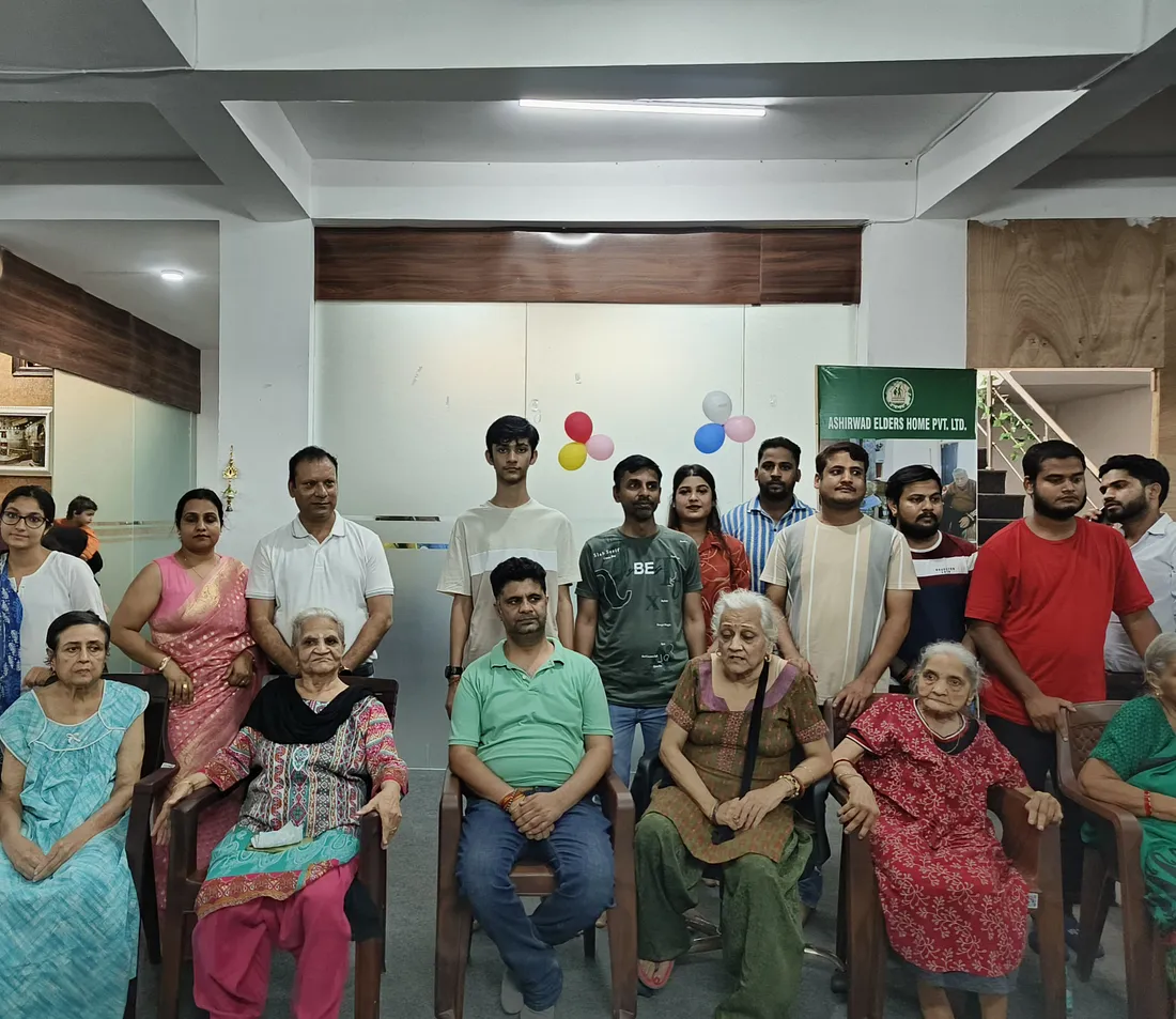 Residents enjoying the activities